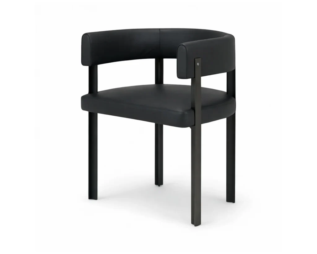 כיסא אוכל מרופד