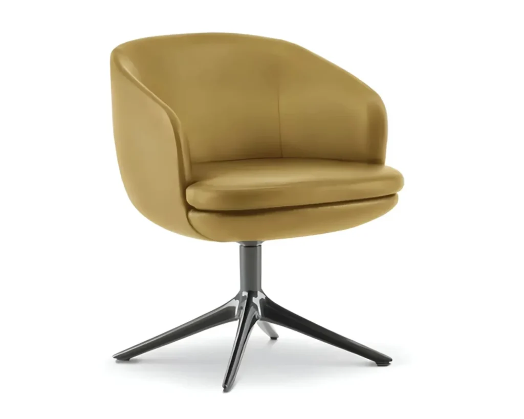 כיסא אוכל מודרני יוקרתי מסתובב