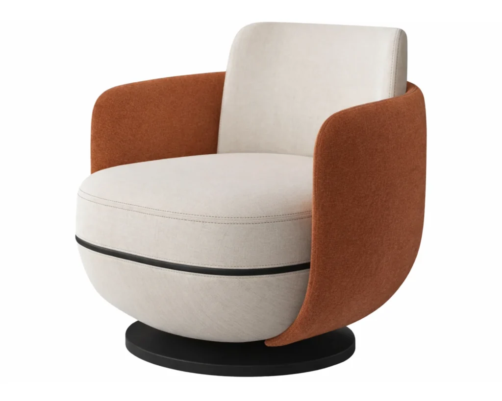 כורסא מודרנית מעוצבת