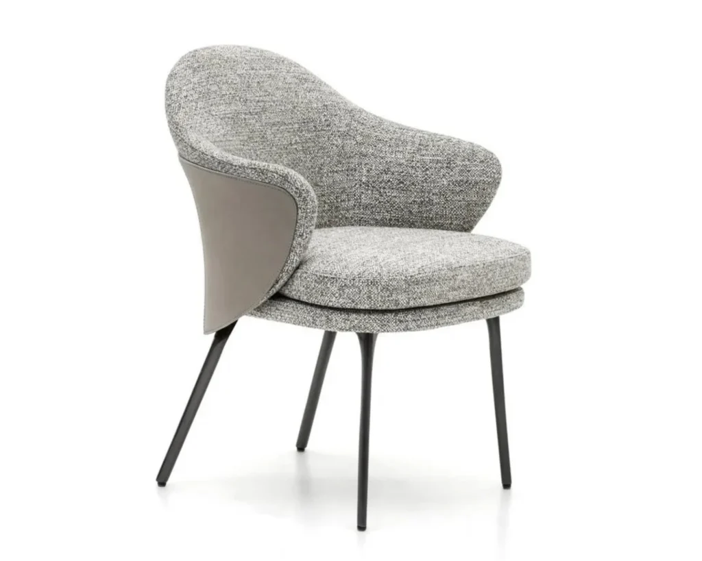 כיסא סלון יוקרתי בד