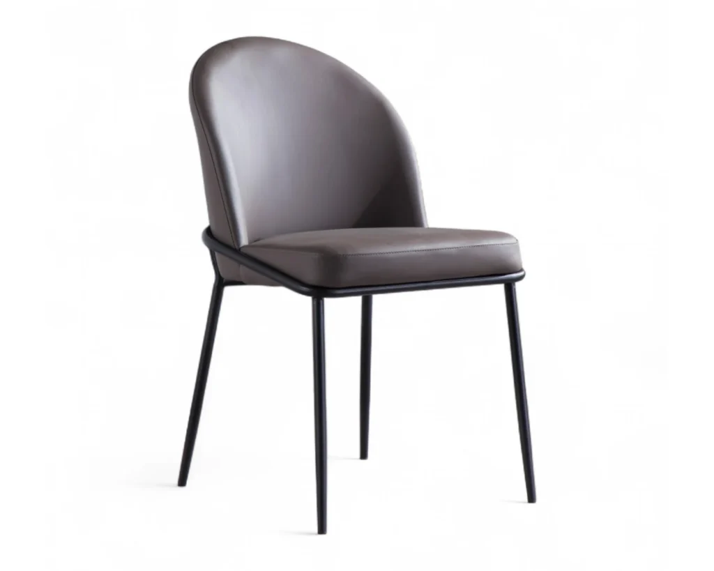 כיסא עור יוקרתי לפינת אוכל