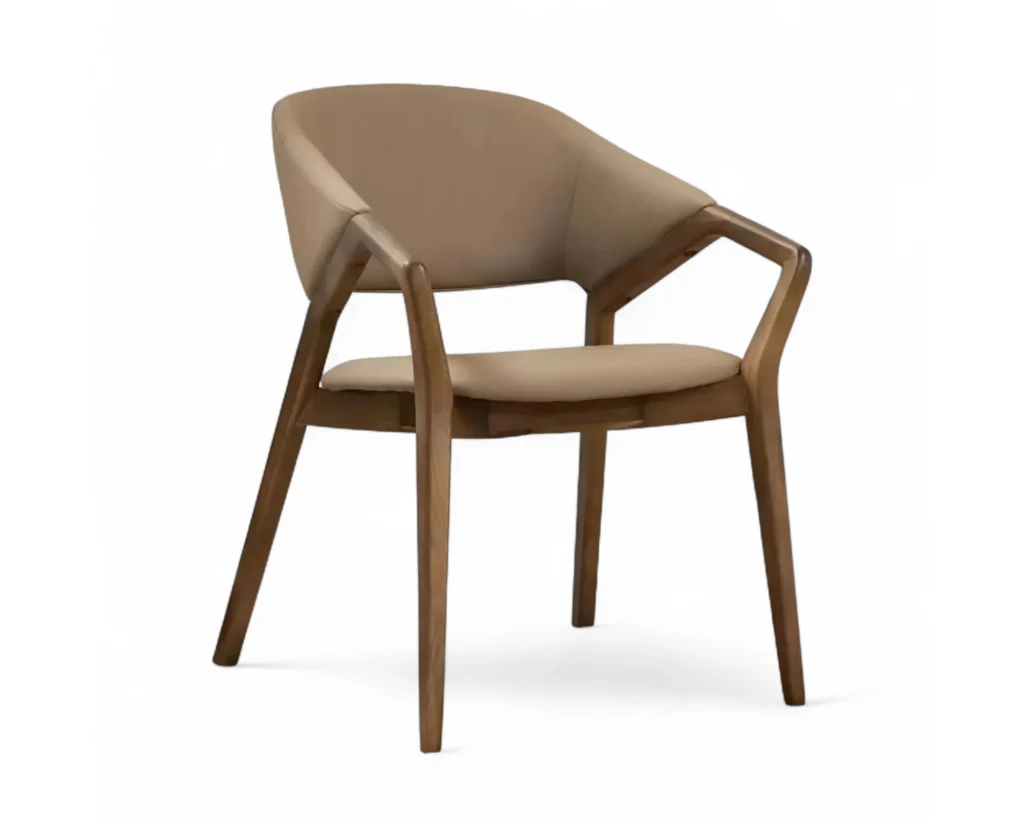 כיסא עץ אלגנטי מעוצב