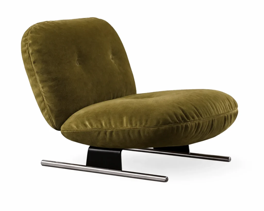 כורסא המציגה את האיזון המדויק בין נוחות לאסתטיקה