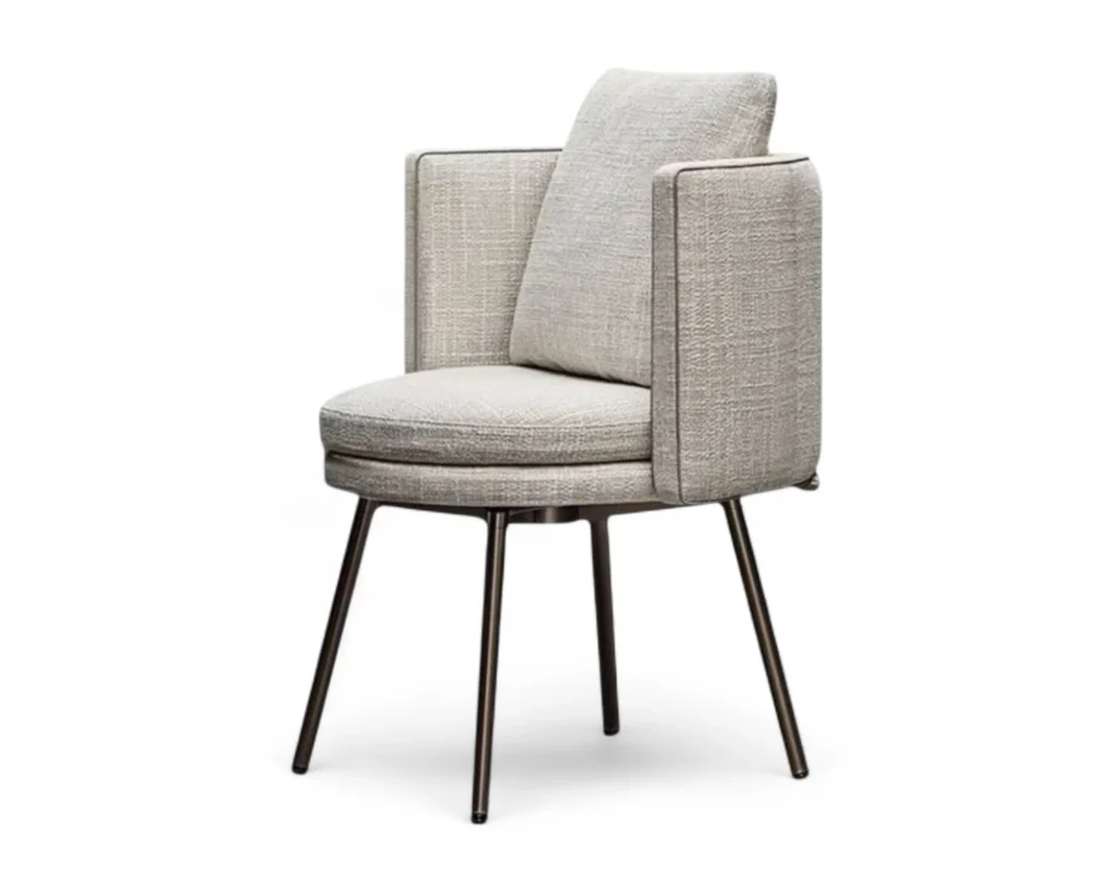 כיסא אוכל בסגנון כורסא