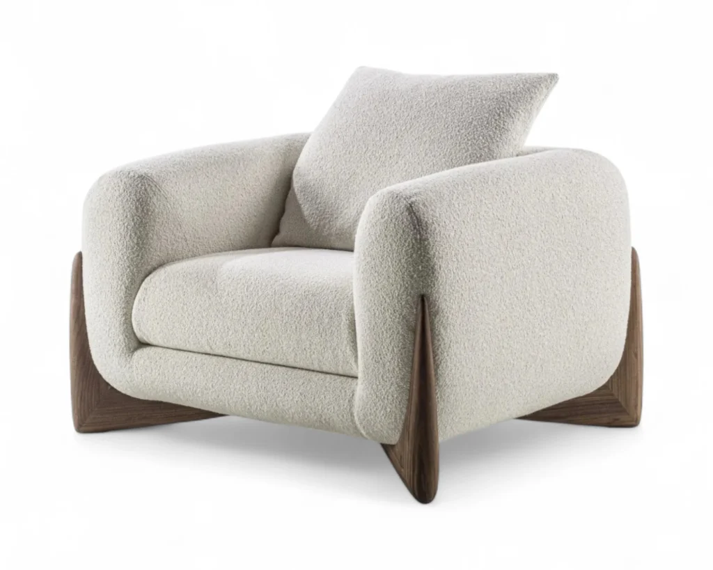 כורסת מעצבים קטיפה טדי