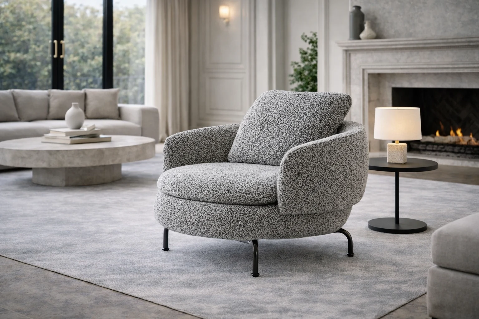 כורסאות מעוצבות לסלון בגודל מותאם לחלל