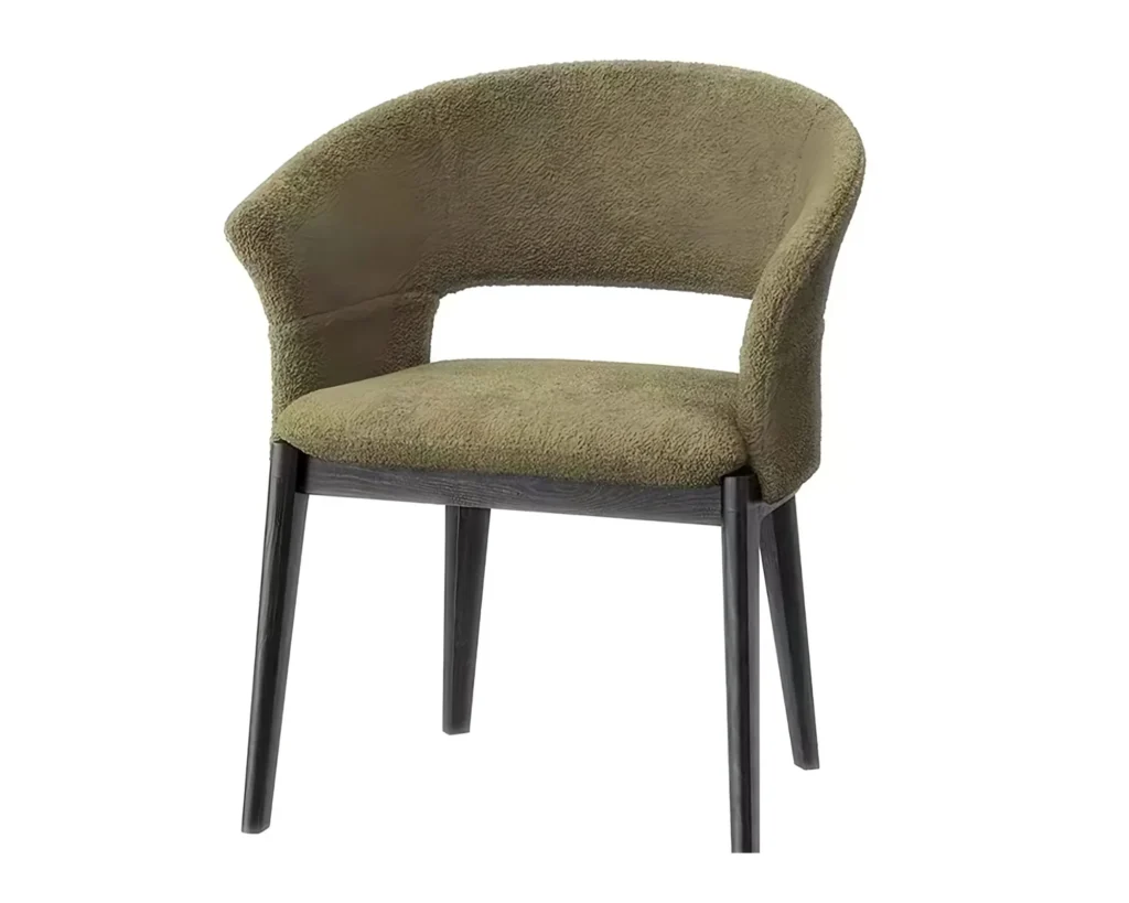 כיסא מרופד בעיצוב קלאסי יוקרתי