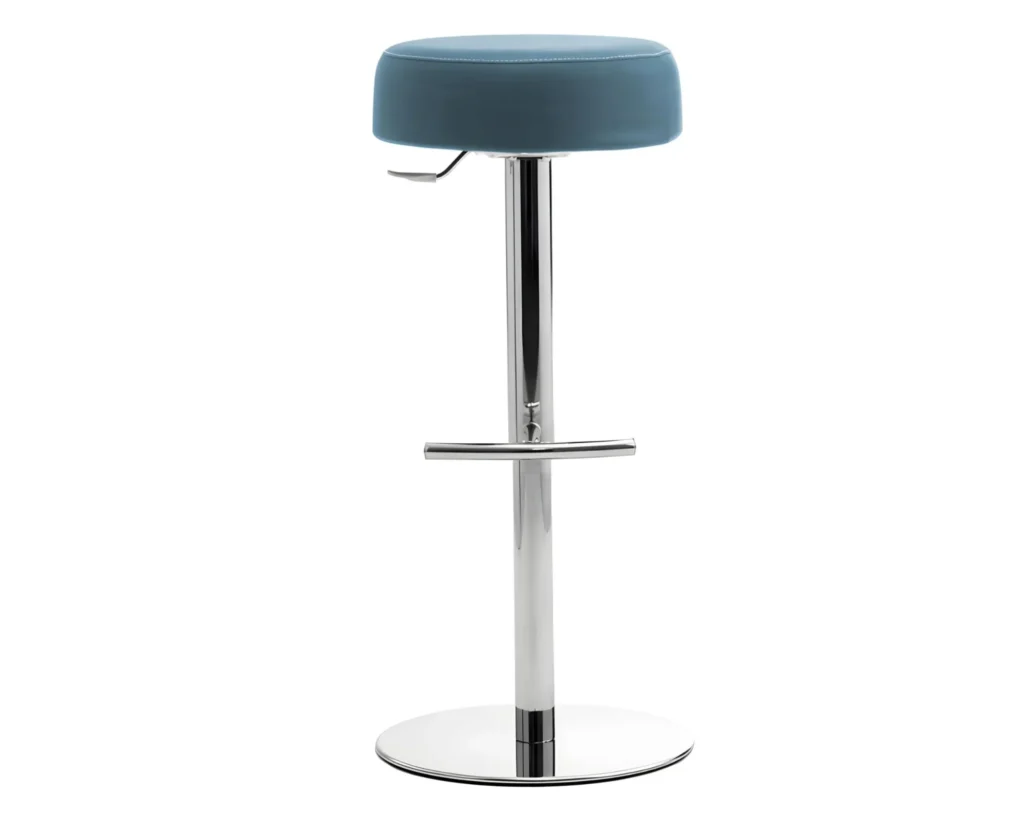 כיסא בר מתכוונן כרום