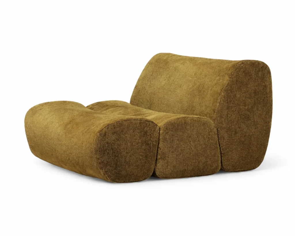 כורסא מעוגלת מודרנית