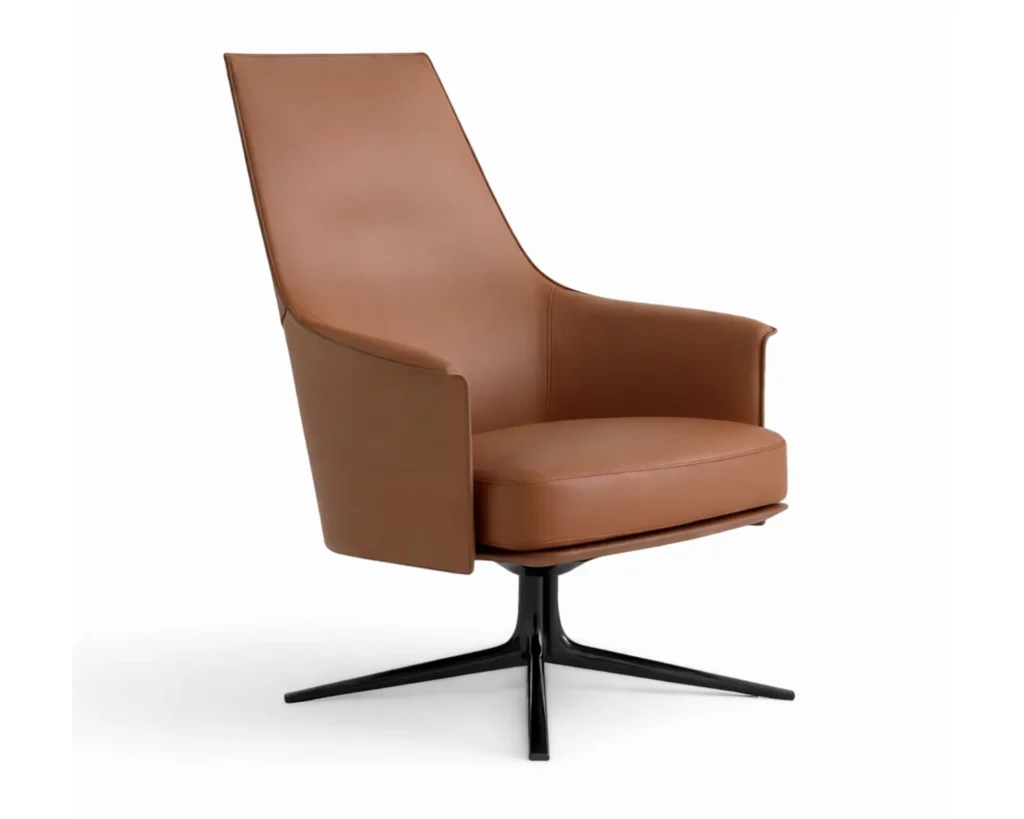 כורסא מעוצבת מעור יוקרתית