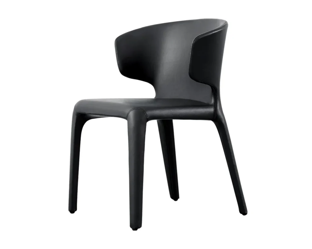 כיסא דמוי עור מודרני מעוצב