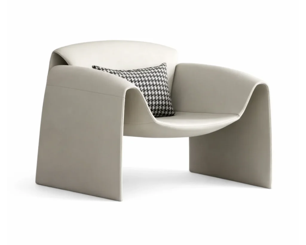 כורסא דמוי עור יוקרתית