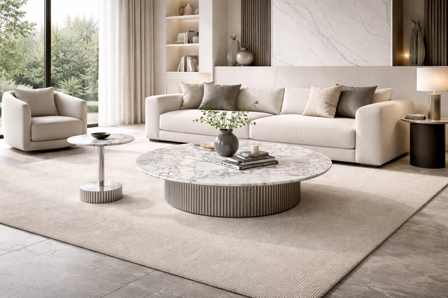 שולחן סלון מודרני עם פונקציונליות מתקדמת