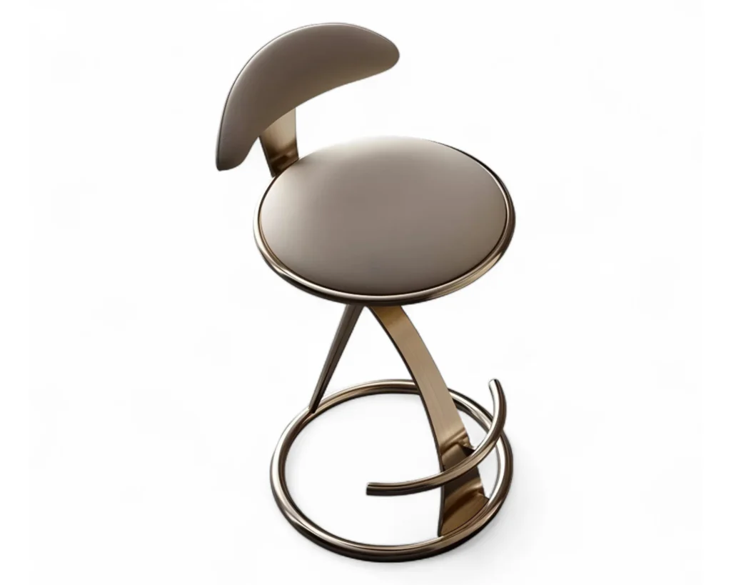 כיסא בר זהב