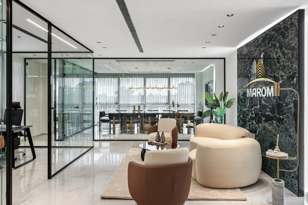 יצוב משרד נדל״ן יוקרתי