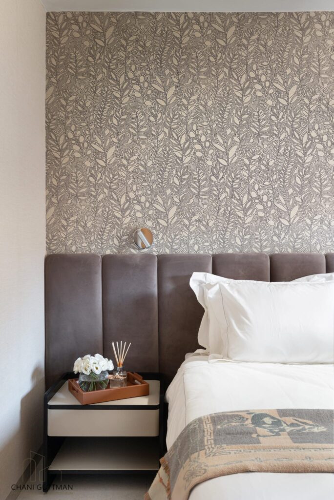 סלון יוקרתי בדירת מגורים בירושלים בעיצוב חני גוטמן