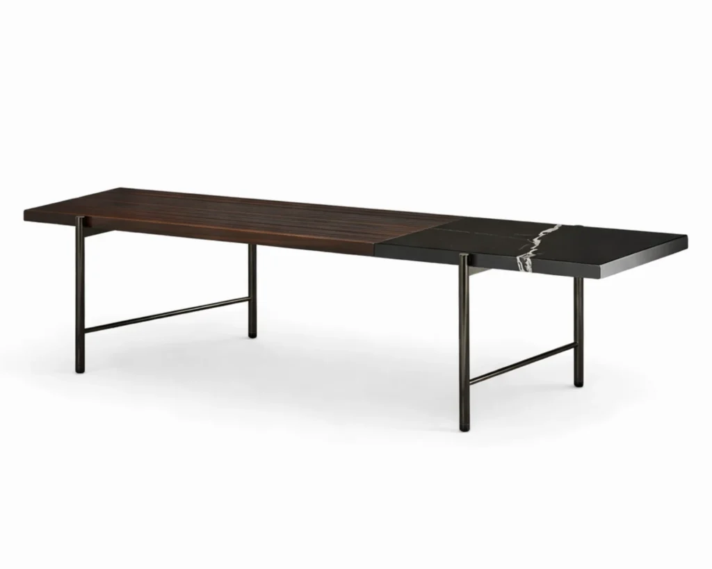 שולחן סלון שחור בעיצוב מודרני מתוחכם