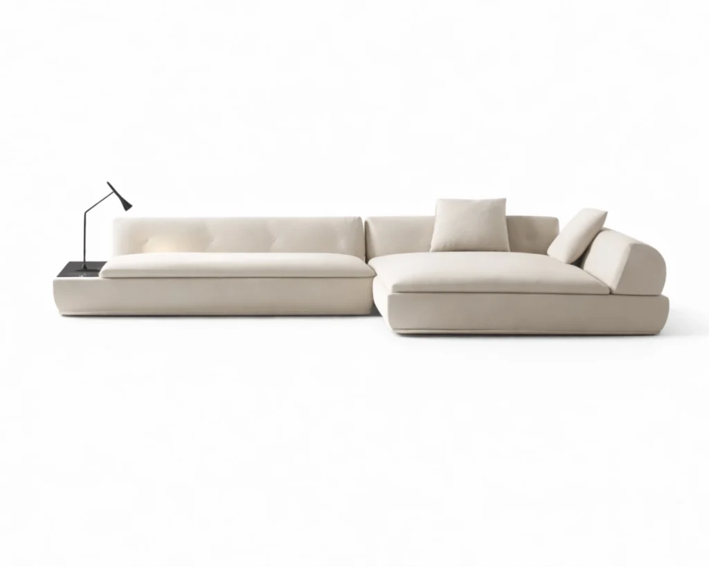 ספה מפנקת עם שזלונג בעיצוב מודרני