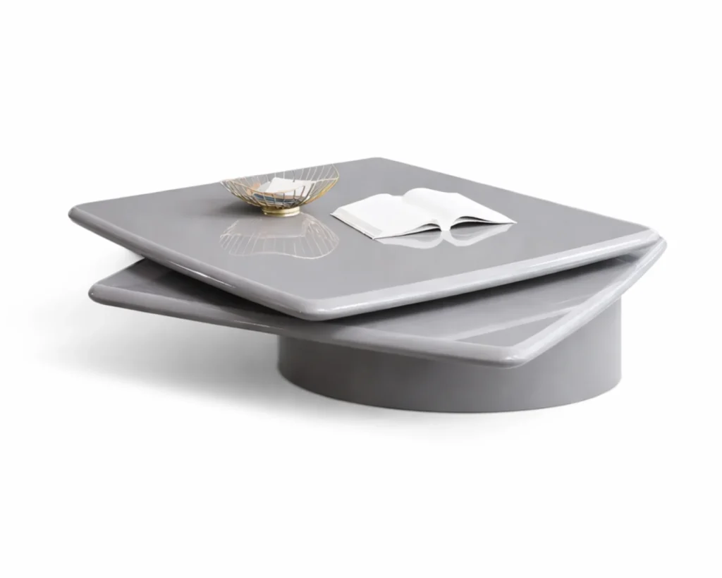 שולחן סלון יוקרתי מסתובב 360 מעלות