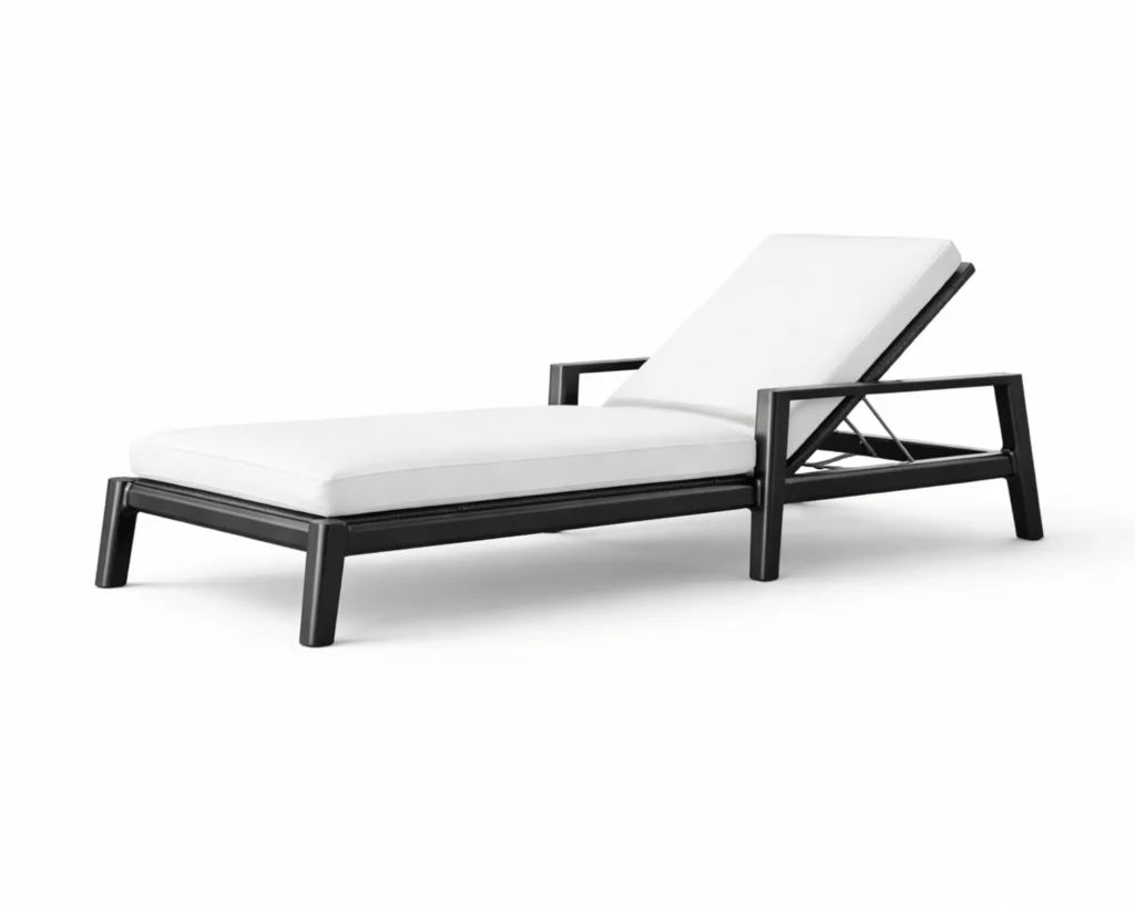 מיטת שיזוף בעיצוב עץ