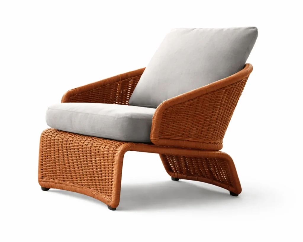 כורסא בעיצוב כפרי