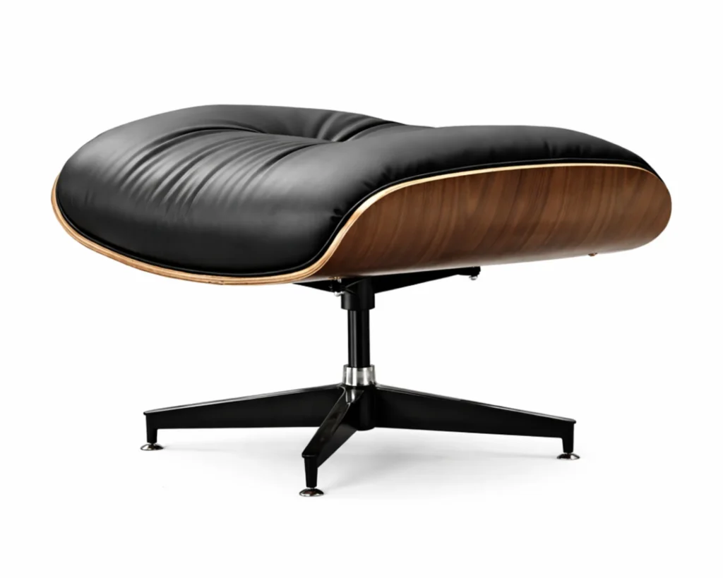 הדום עור בגימור עץ