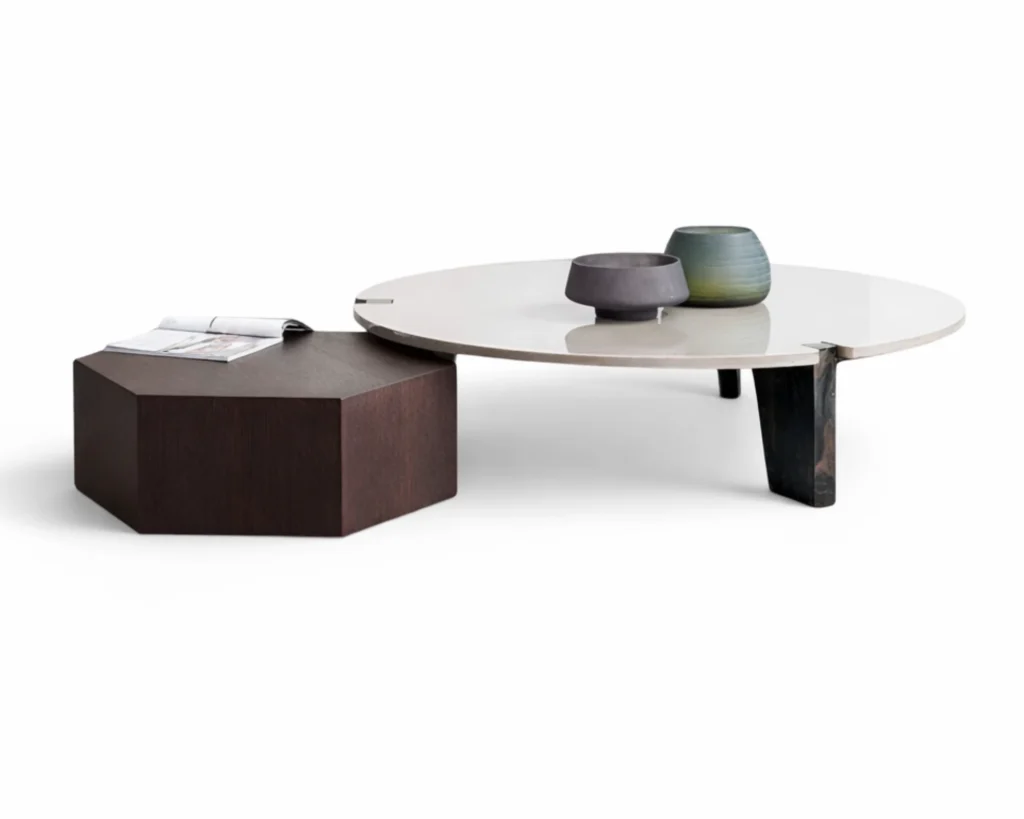 שולחנות סלון מעץ מעוצבים בעיצוב מרשים ויוקרתי