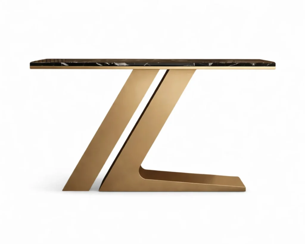 קונסולה מעוצבת יוקרה בכניסה לבית