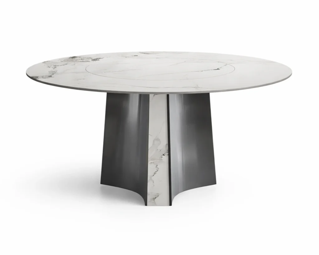 שולחן שיש במראה אלגנטי