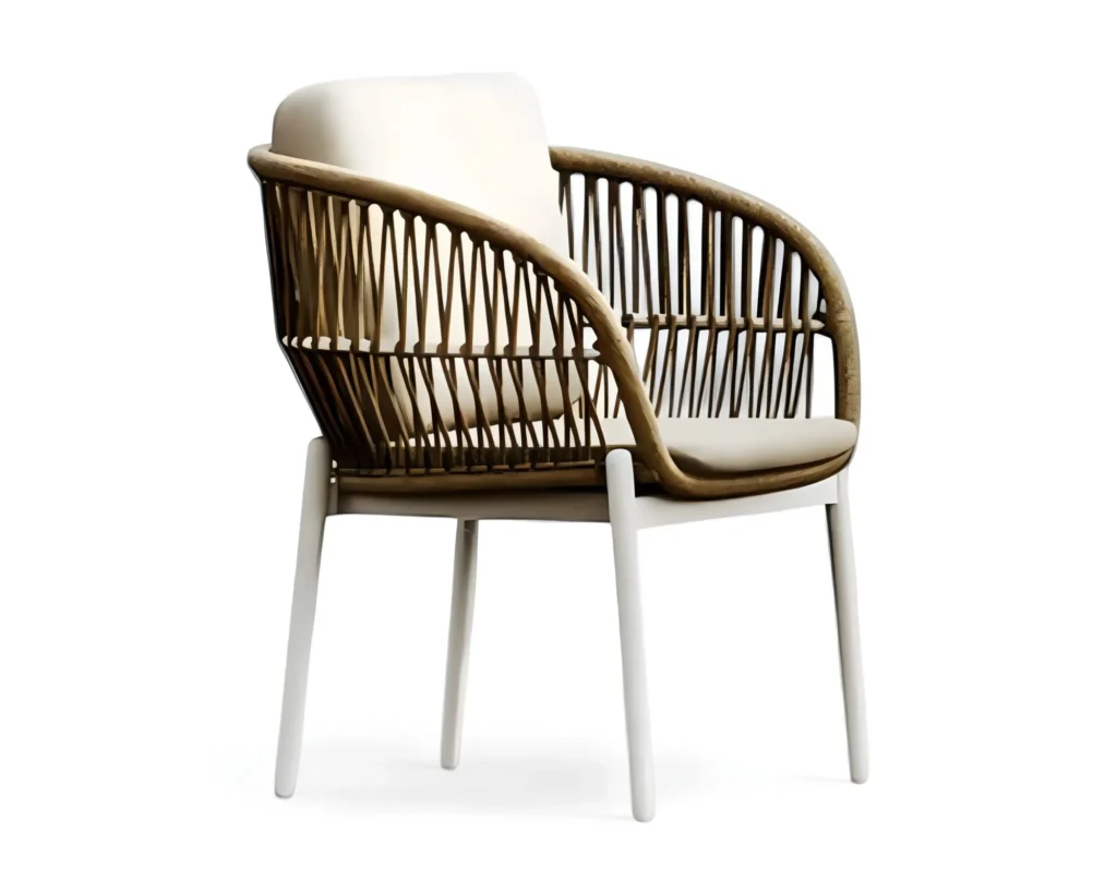 כיסא גן בסגנון בוהו שיק