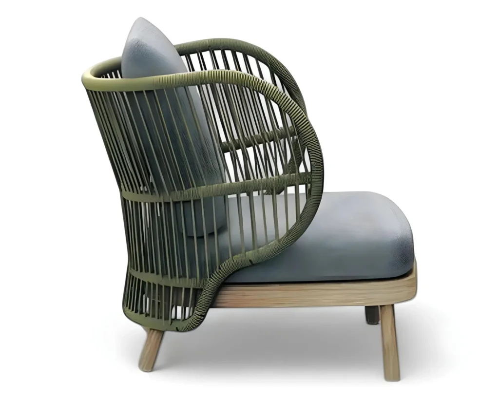 כורסא מרופדת מפנקת