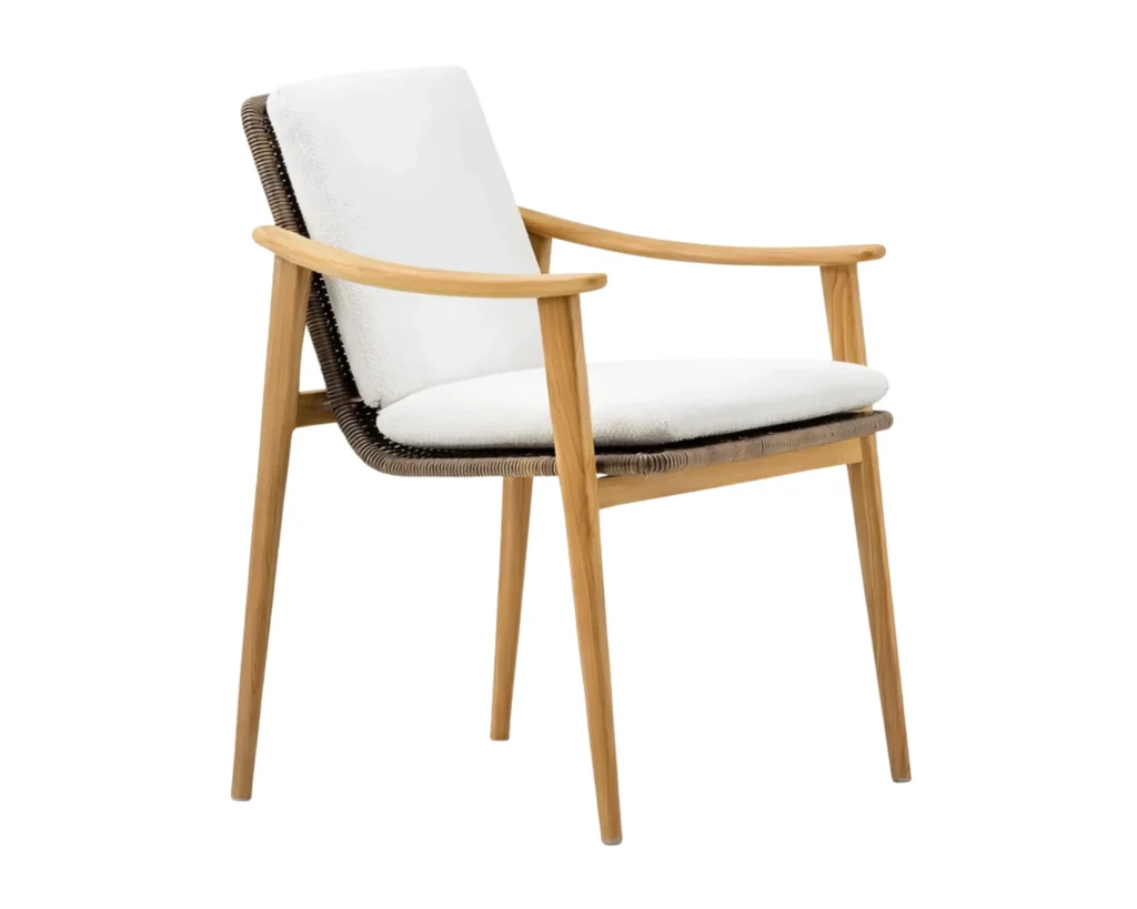 כיסא חוץ בסגנון עץ