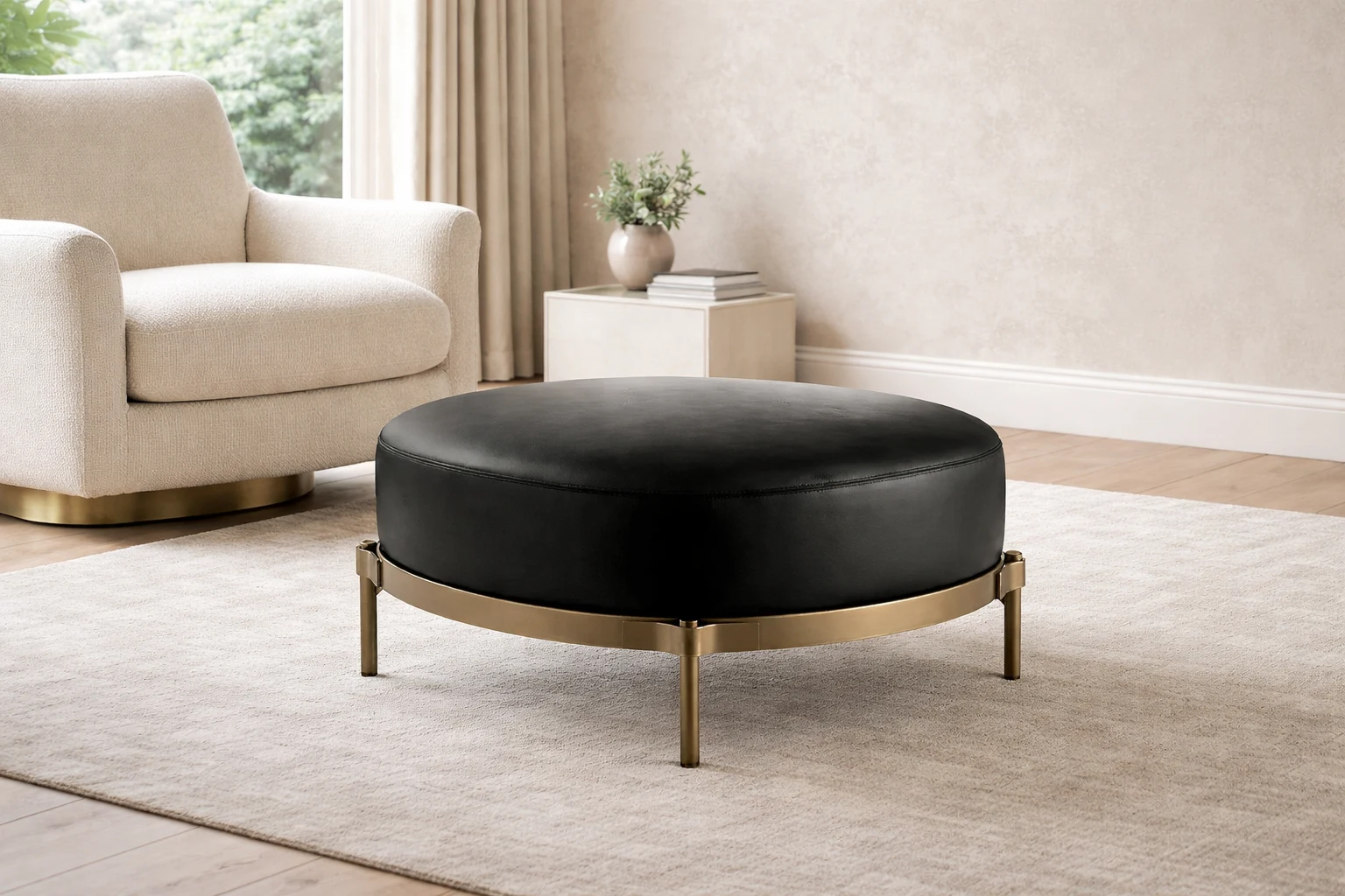 הדום מעור יוקרתי לסלון אלגנטי