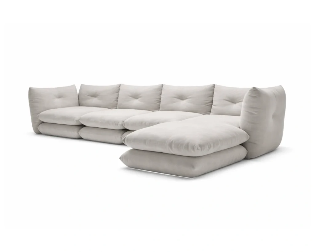 ספה ר פינתית מפנקת בעיצוב יוקרתי