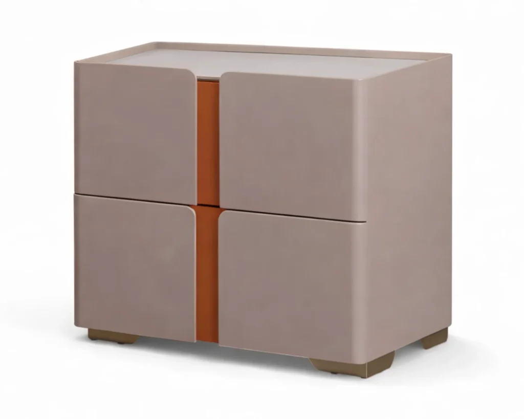 שידת צד בעיצוב אלגנטי עם גוונים מודרניים