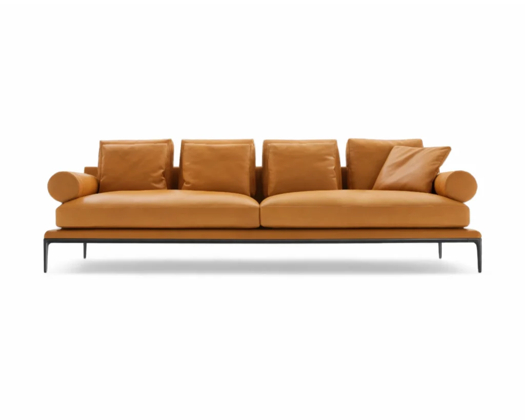 ספת מעצבים איטלקית מודרנית דמוי עור איכותי