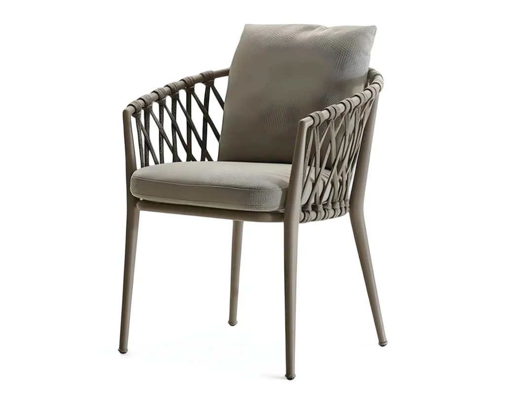 כיסא אלגנטי קלוע