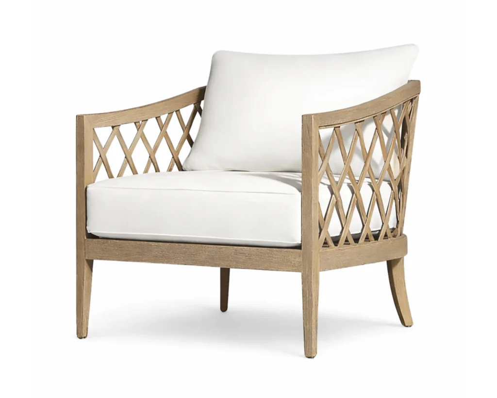 כורסת גן בעיצוב עץ