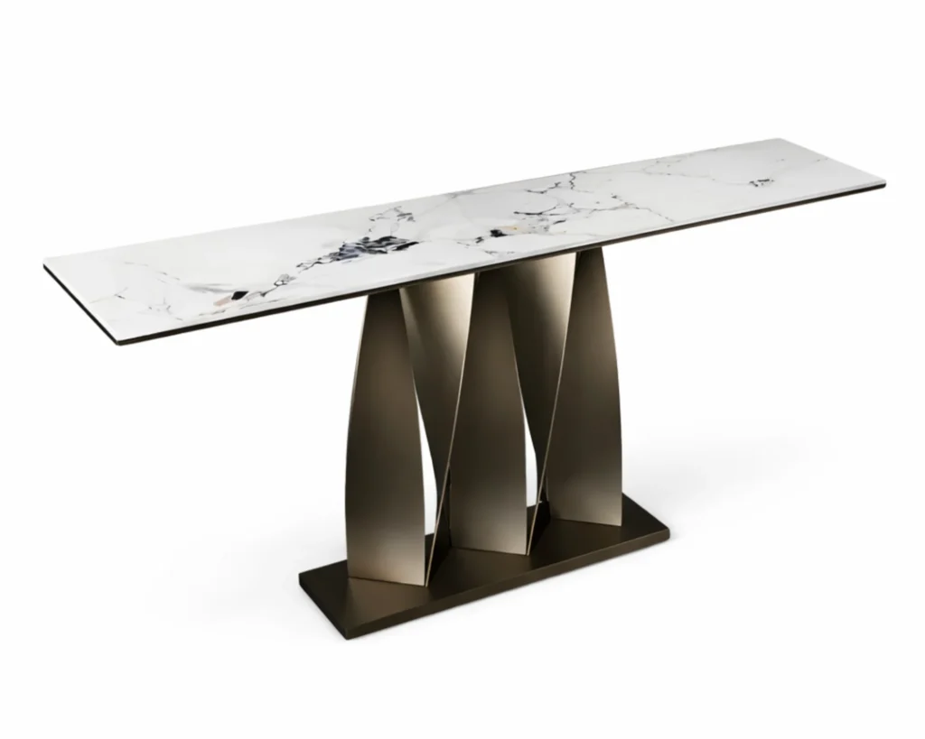 קונסולה מפוסלת למראה יוקרתי