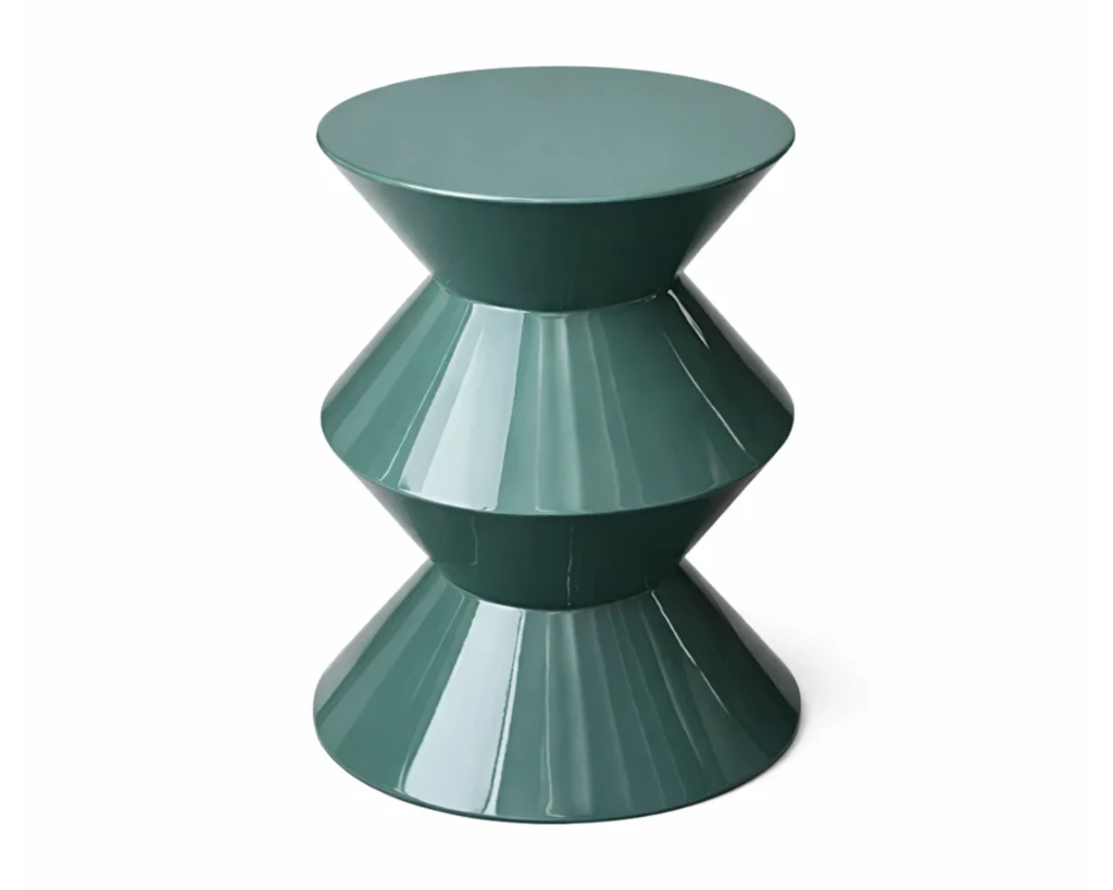 שולחן צד אומנותי מודרני מפיברגלס