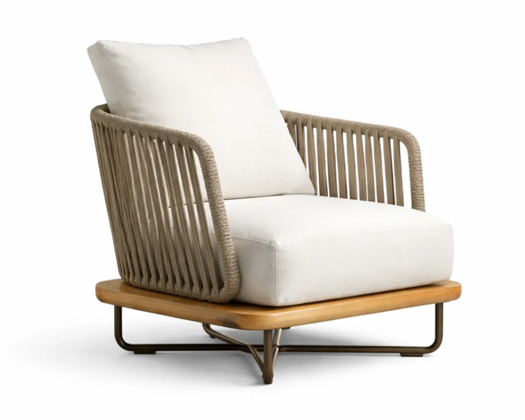 כורסא אלגנטית בשילוב מושלם של עיצוב ונוחות