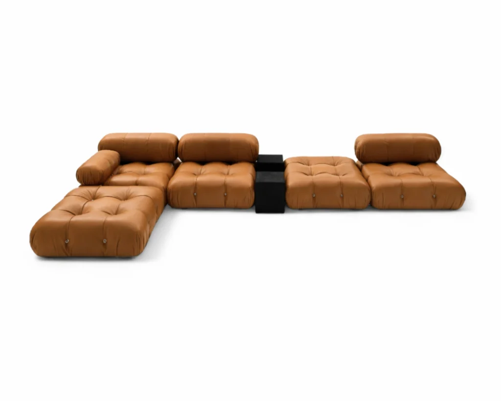 ספה פינתית יוקרתית בעיצוב איטלקי מיוחד