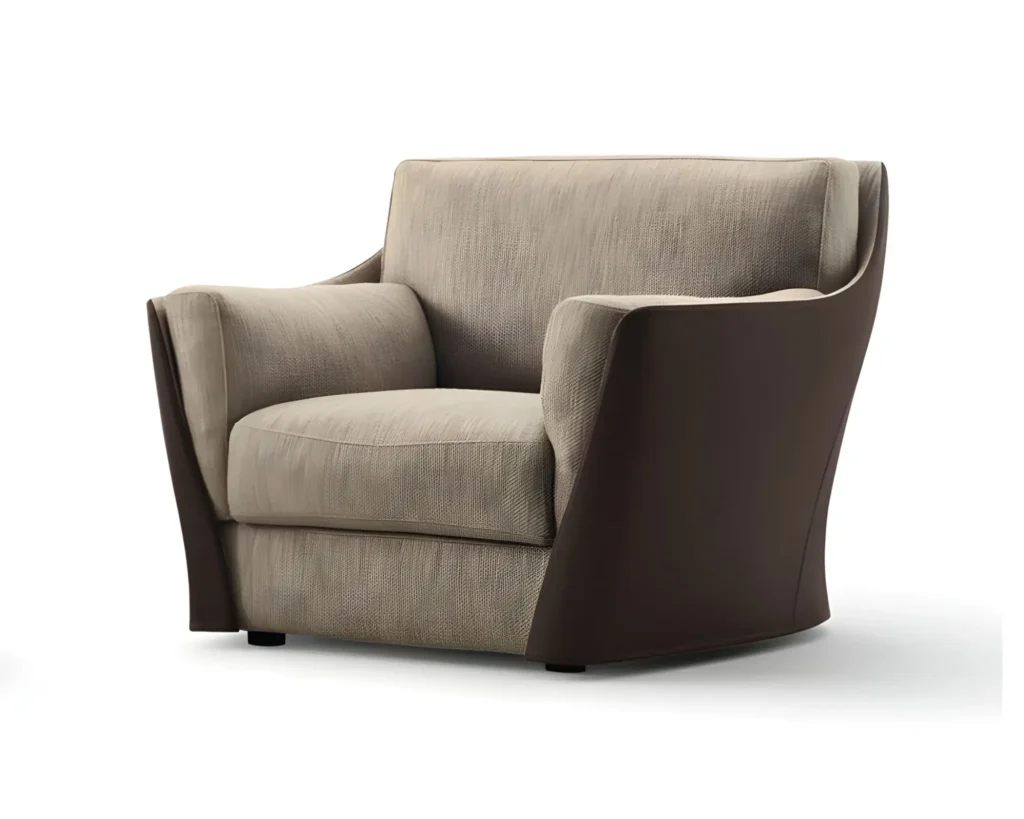 כורסא אלגנטית בשילוב יוקרה ונוחות