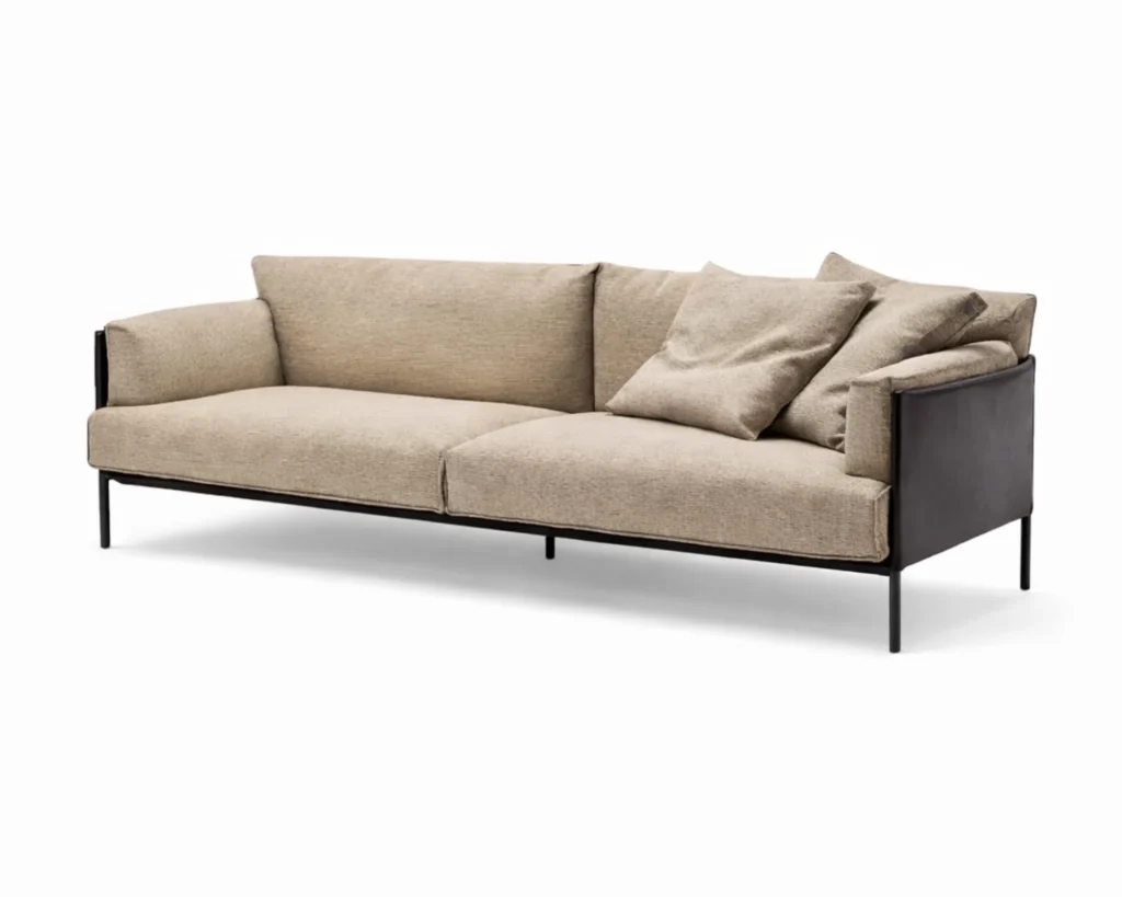 ספה יוקרתית בעיצוב מודרני נקי