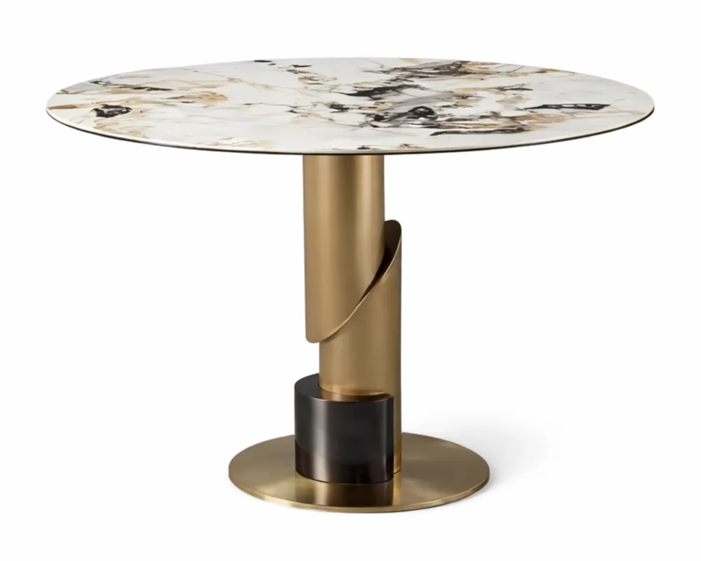 שולחן מעוצב בסגנון אלגנטי