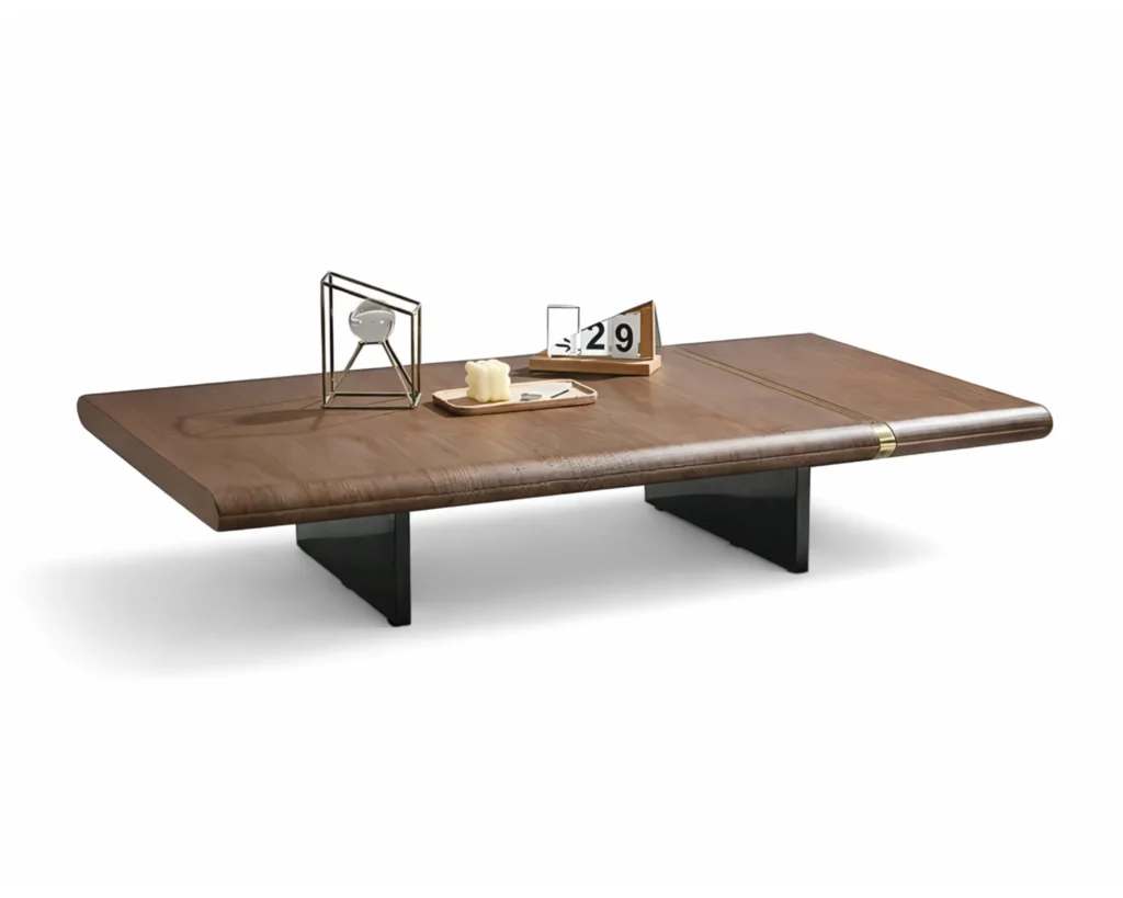 שולחן סלון מעץ יוקרתי ומעוצב