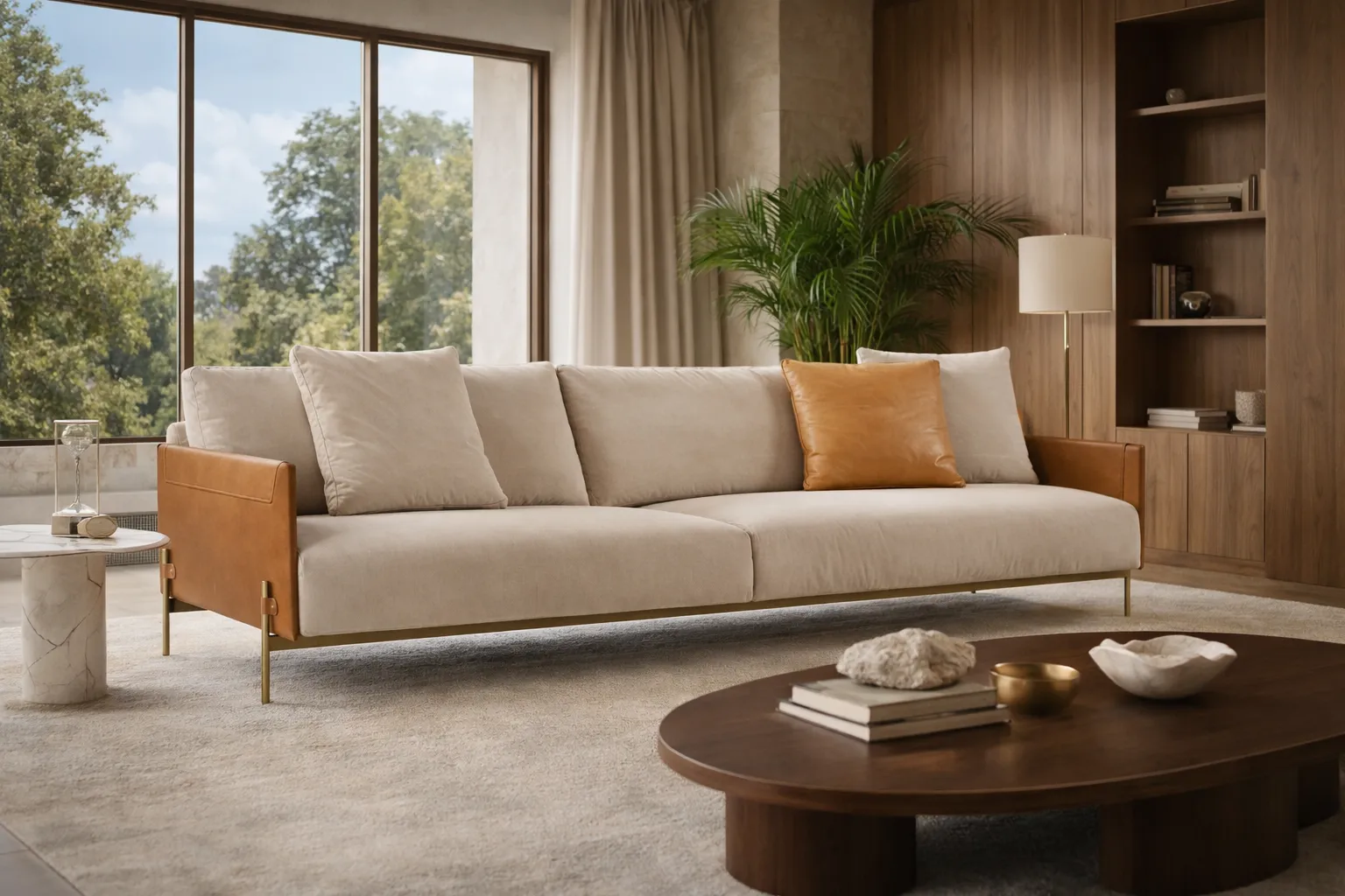 בחירת חומרים וספה איכותית לעיצוב סלון מרשים