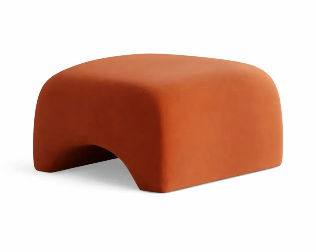 הדום בגוון טרקוטה חמים