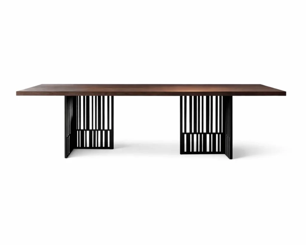 שולחן אוכל אומנותי בעיצוב ייחודי