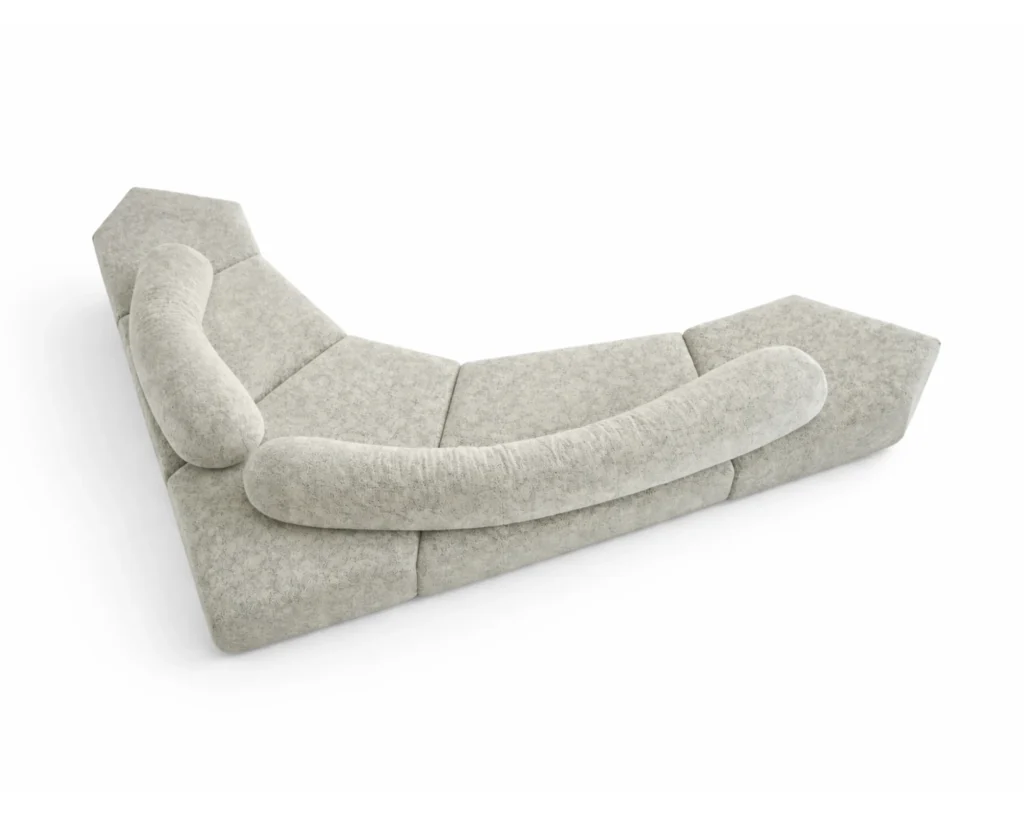 ספת מעצבים מבד מרשימה ויוקרתית